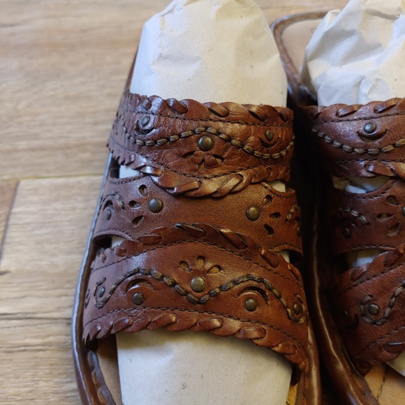 Brown Strictly Comfort Sandals - Picture 2 of 7